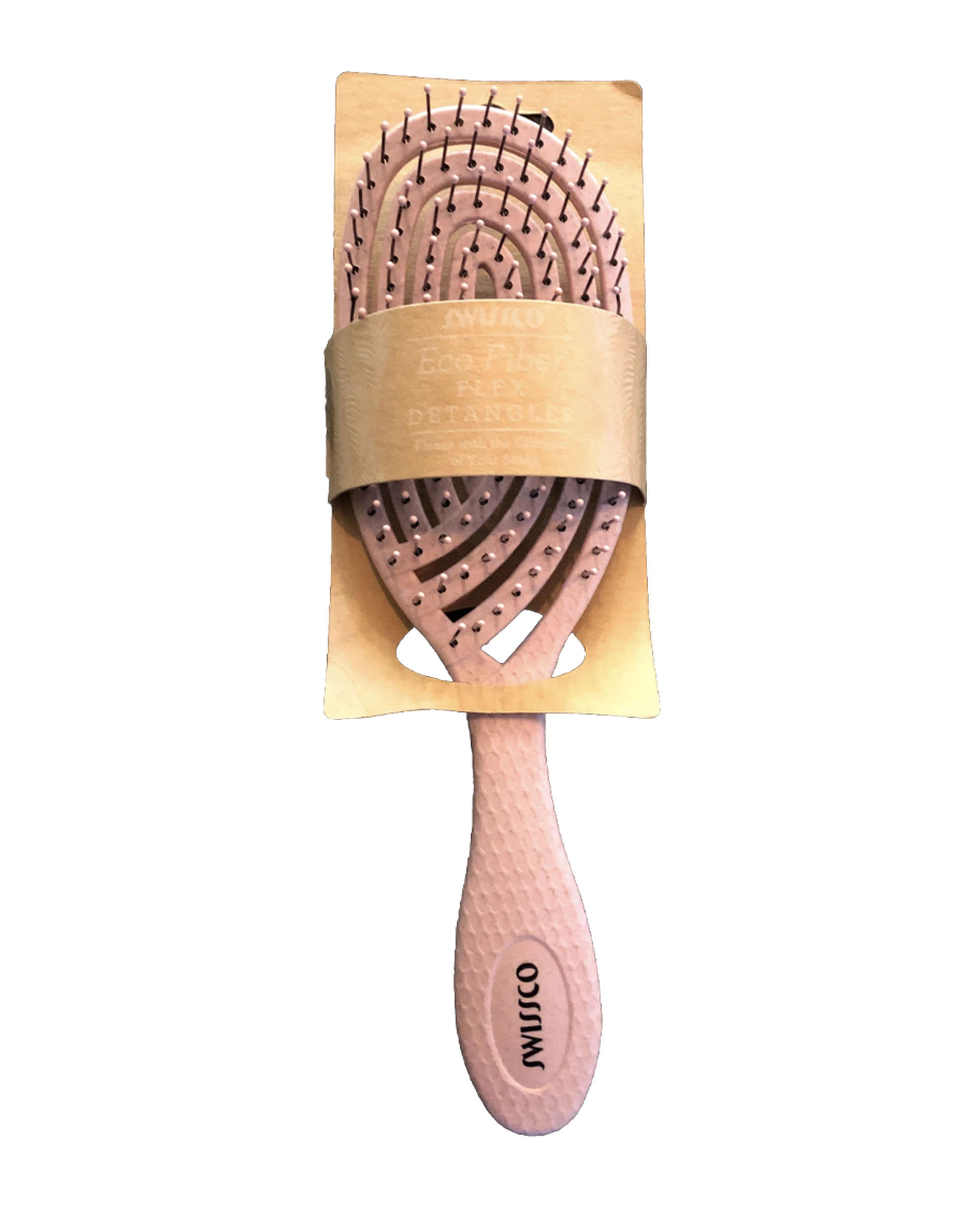 Swissco Eco Fiber Vented Detangler — Eco Blush Pink