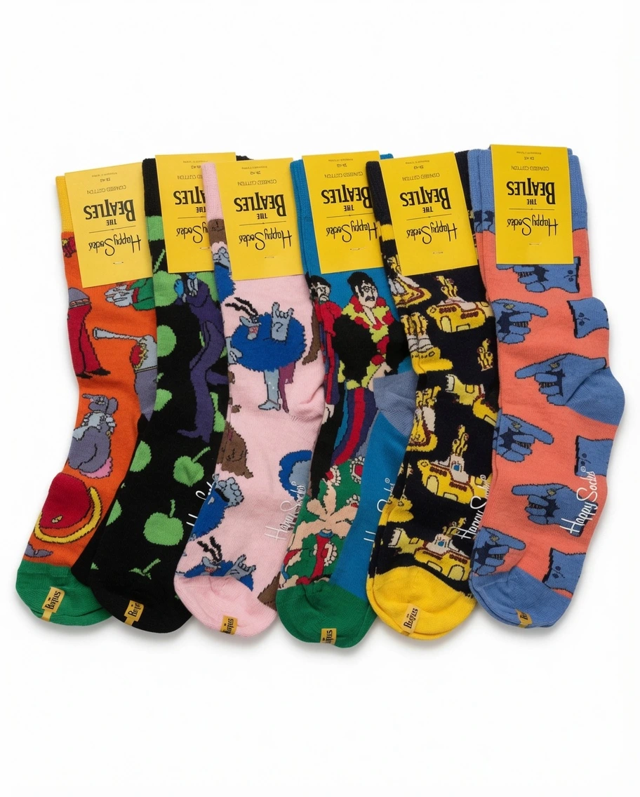 Happy Socks x The Beatles Yellow Submarine 6-Pair Gift Box Set – Size 36-40 - Image 3