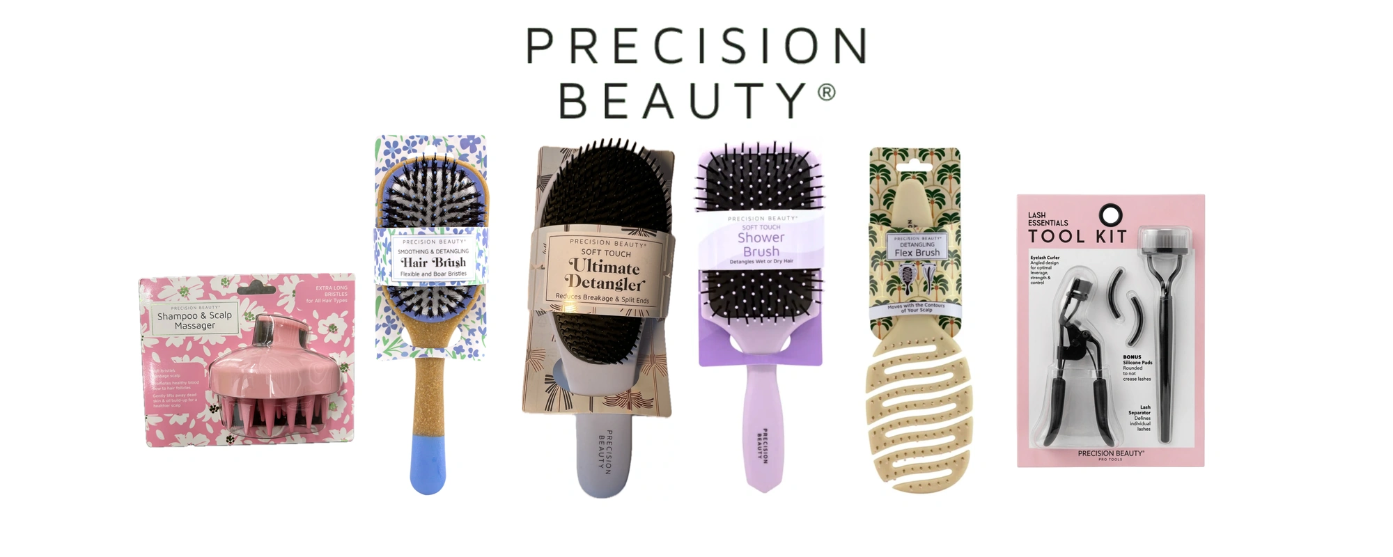 Precision Beauty hair brushes, scalp care and beauty tools at Coyful